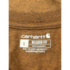 Carhartt Relaxed Fit Long Sleeve T-Shirt - Large - Brown Cotton Blend