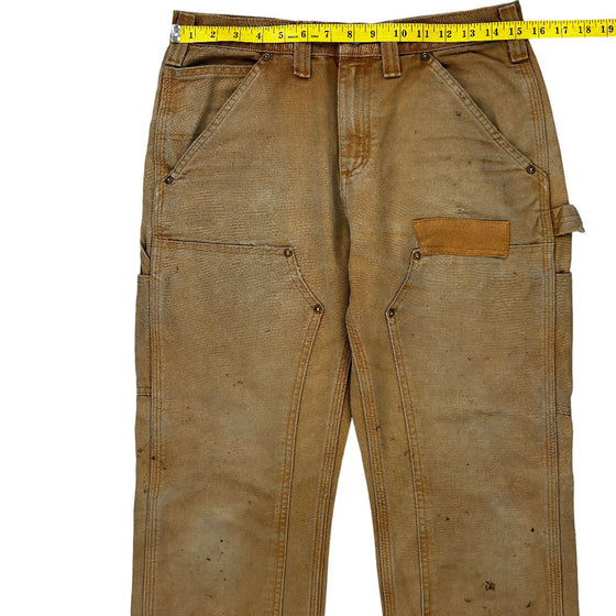 Carhartt Double Knee Carpenter Trousers - 30W 30L - Brown Cotton