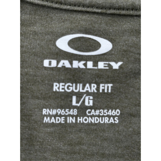 Oakley Graphic T-Shirt - Large - Green Cotton Blend