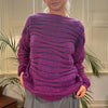 Vintage purple Benetton Jumper - womens x-large