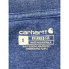 Carhartt Relaxed Fit Graphic T-Shirt - Small - Blue Cotton Blend