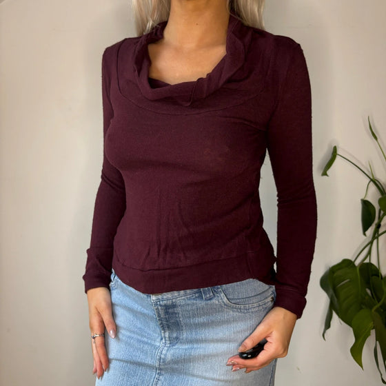 Vintage burgundy Intimissimi Jumper - womens small