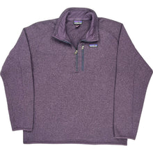  Patagonia 1/4 Zip Fleece - XL - Purple Polyester