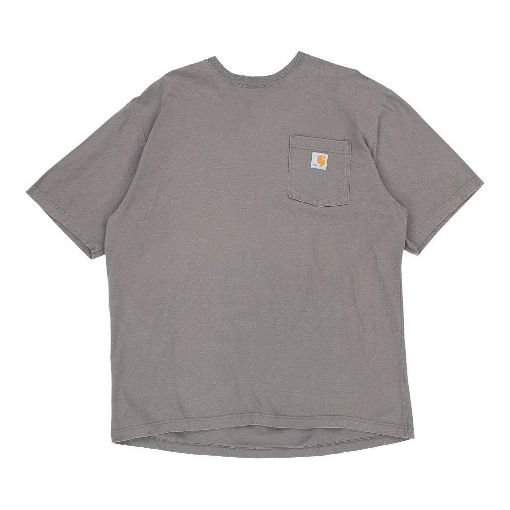 Carhartt T-Shirt - Large Grey Cotton – Thrifted.com