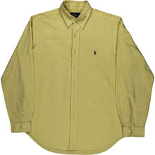  Ralph Lauren Classic Fit Shirt - Large - Yellow Cotton