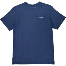  Patagonia Logo T-Shirt - Medium - Blue Cotton