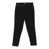 Burberry London Trousers - 32W UK 10 Black Cotton Blend