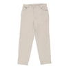 Benetton Trousers - 29W UK 10 Beige Cotton