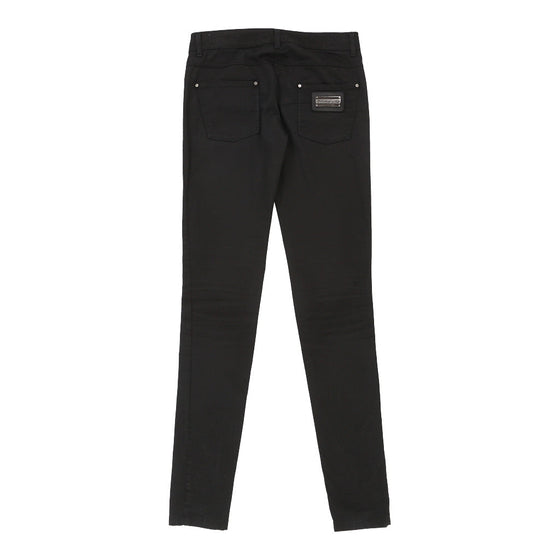 Richmond Trousers - 29W UK 8 Black Cotton Blend