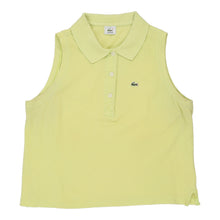  Lacoste Polo Top - Large Yellow Cotton