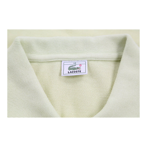 Lacoste Polo Top - Large Yellow Cotton