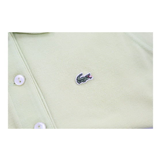 Lacoste Polo Top - Large Yellow Cotton