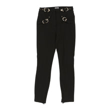  Versace Jeans Couture Trousers - 24W UK 4 Black Cotton