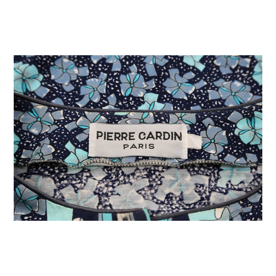 Pierre Cardin Top - Medium Blue Cotton Blend