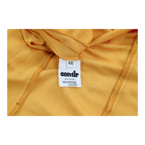 Fendi Strap Top - Large Yellow Viscose