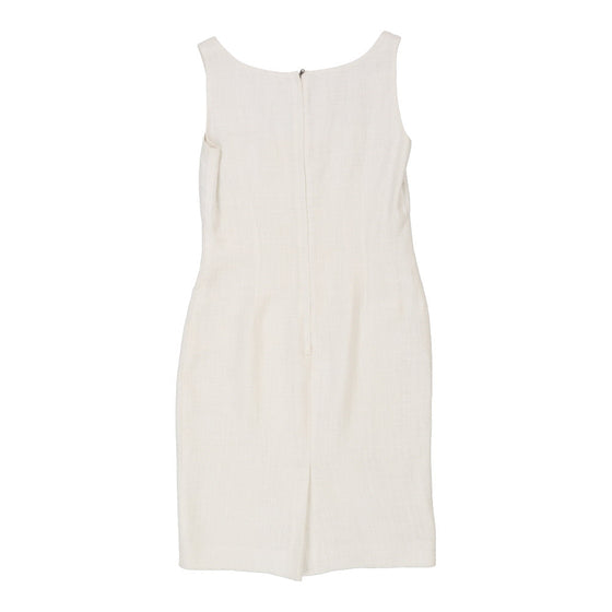 Dolce & Gabbana Sheath Dress - Medium White Cotton Blend