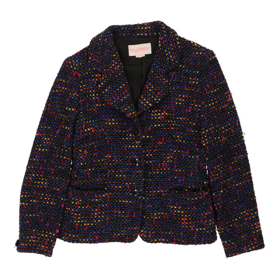 Byblos Blazer - Medium Multicoloured Wool Blend