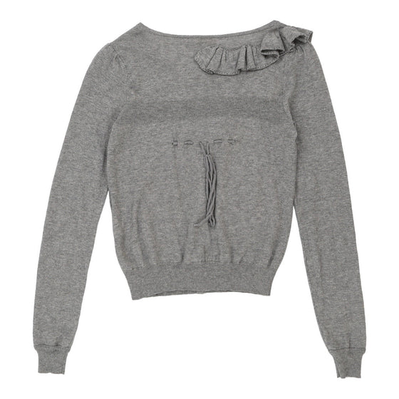 Ermanno Scervino Cardigan - Large Grey Cotton