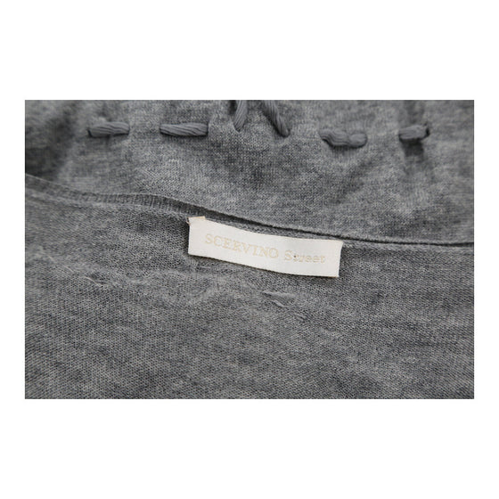 Ermanno Scervino Cardigan - Large Grey Cotton