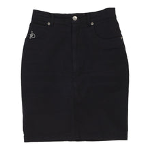  Roccobarocco Skirt - 24W UK 4 Navy Cotton Blend