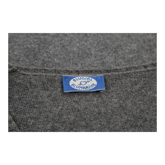 Blugirl Jumper - Small Grey Wool Blend