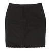 Blumarine Skirt - 29W UK 10 Black Acetate