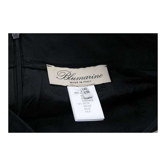 Blumarine Skirt - 29W UK 10 Black Acetate