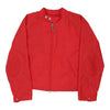 Armani Jeans Jacket - Large Red Polyamide