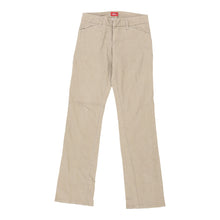  Dickies Trousers - 29W UK 8 Beige Polyester Blend - Thrifted.com