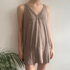 Vintage beige Intimissimi Mini Dress - womens medium