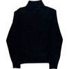 Polo Ralph Lauren 1/4 Zip Jumper - Medium - Black Cotton