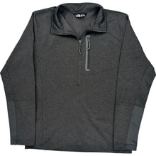  The North Face 1/4 Zip Fleece - Medium - Grey Polyester