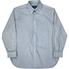 Ralph Lauren Non-Iron Shirt - Large - Blue Cotton