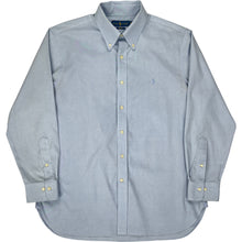  Ralph Lauren Non-Iron Shirt - Large - Blue Cotton