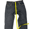 Levis 501 Jeans - 34W 31L - Black Cotton