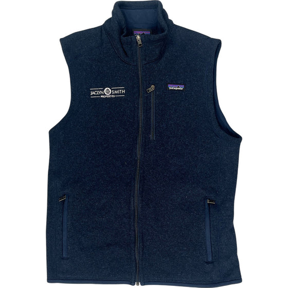 Patagonia Sleeveless Fleece Vest - Large - Navy Polyester