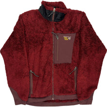  Mountain Hardwear Fleece Jacket - Medium - Burgundy Polyester