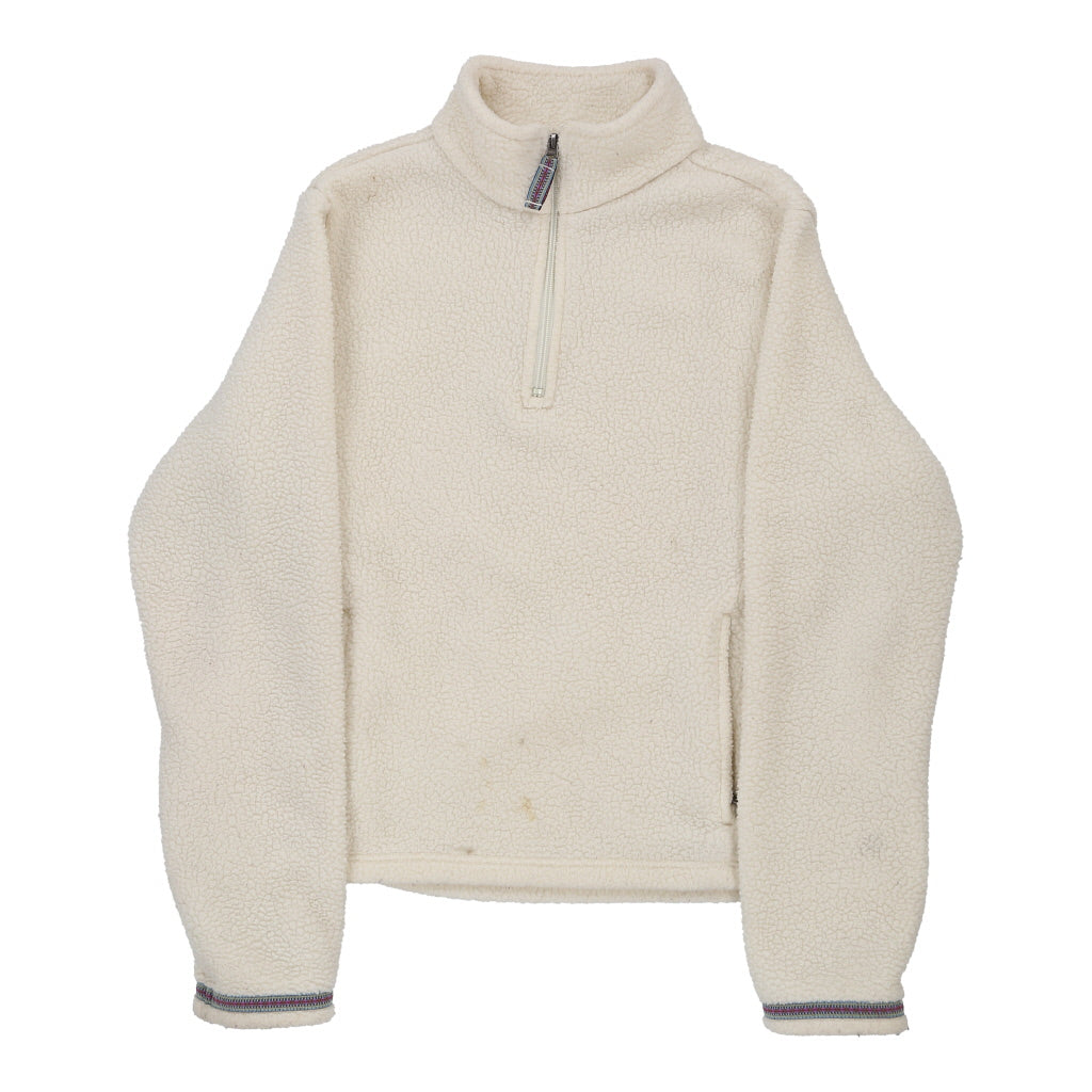 L.L.Bean Fleece - Large Cream Polyester – Thrifted.com