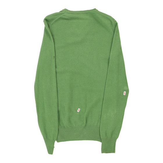 Vintage green Guess Jumper - mens x-small