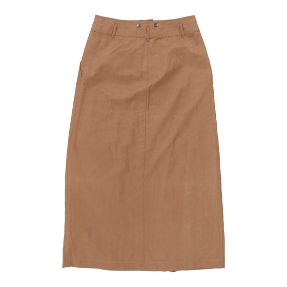 Vintage brown Street One Cargo Skirt - womens 26" waist