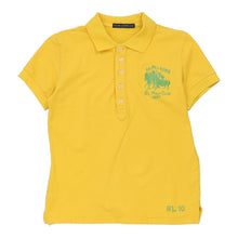  Ralph Lauren Polo Shirt - Small Yellow Cotton