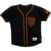 Mitchell & Ness Giants Baseball Jersey - Small - Black Polyester