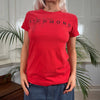 Vintage red Richmond T-Shirt - womens medium