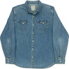 Levis Denim Shirt - Medium - Blue Cotton