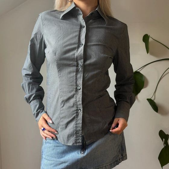 Vintage grey Christiana Kippone Shirt - womens x-large