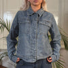 Vintage blue Think Pink Denim Jacket - womens medium