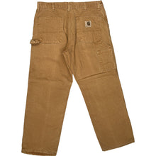  Carhartt Work Pants - 34W 29L - Brown Cotton