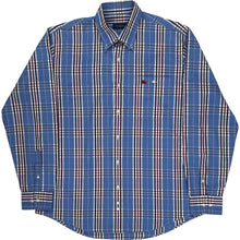  Burberry London Plaid Shirt - Medium - Blue Cotton