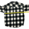 Dickies Checked Overshirt - Large - Black & White Polyester