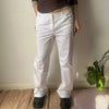 Vintage white Moschino Trousers - womens 32" waist